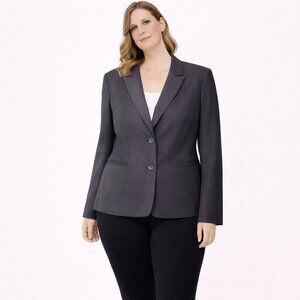 Ann Taylor grey pin-stripped suit jacket Size: 10P